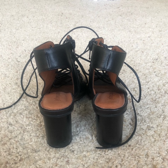 Jeffrey Campbell Covet Leather Lace Up Sandal (Size 6.5) - Picture 5 of 7